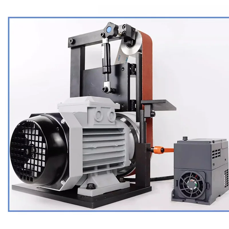 1.5/2.2KW Belt Sander Electric Belt Sander Tool Polishing/Knife Sharpening Variable Speed 380V/220V Sander