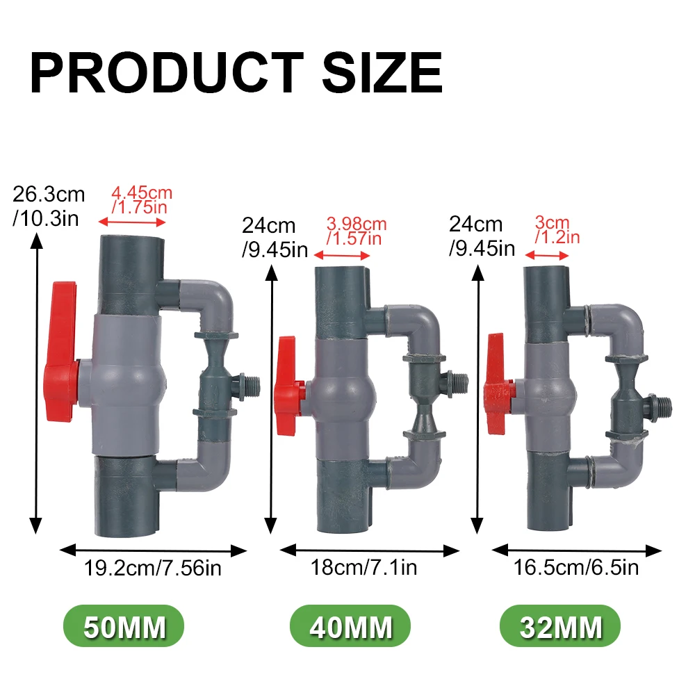 32/40/50mm Automatic Venturi Sprayer Switch Filter Water Pipe Installation Irrigation Kit Agricultural Garden Fruit Tree