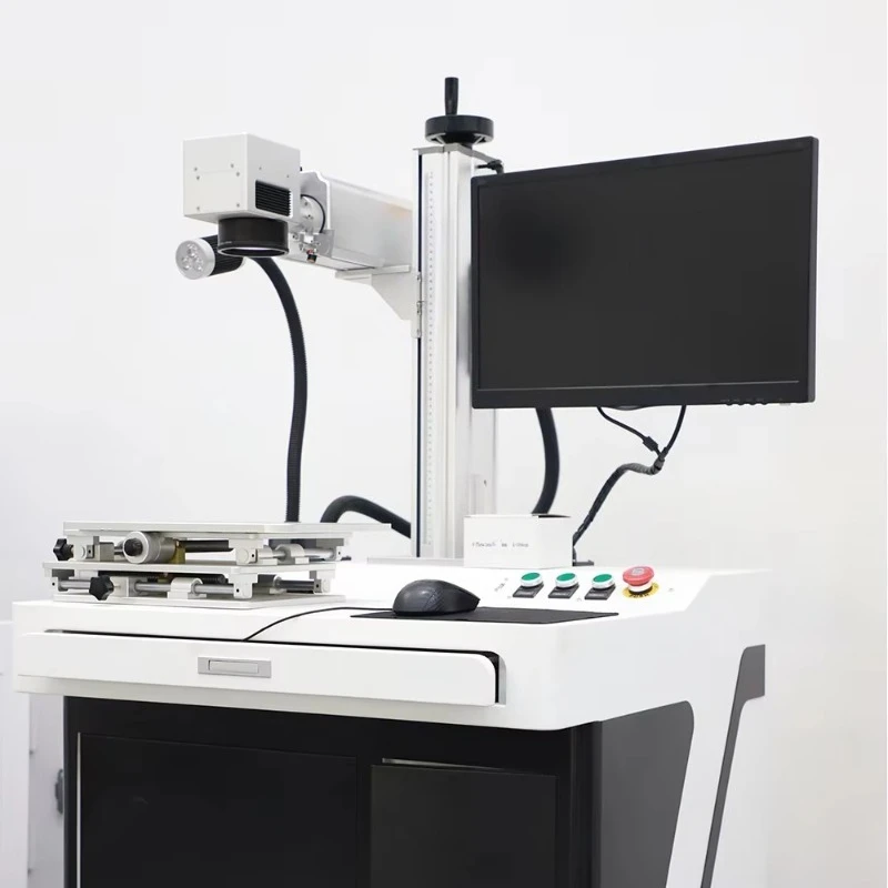 Integrated Fiber Laser Marking Machine For Valves Product ID Marking Reliable Performance Source Factory For Production Line