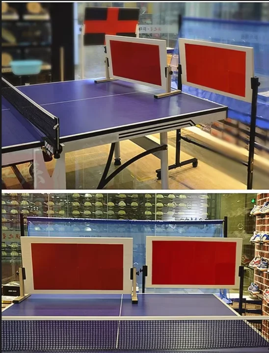 

Desktop Table Tennis Rebound Board - Portable Design Springback Ping Pong Training Machine for Home Gym & Self-Practice