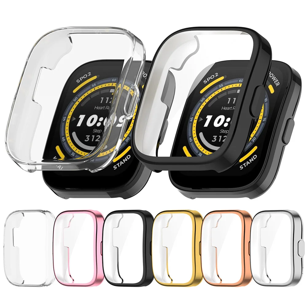 

Case for Amazfit Bip 5 Watch Protective Case TPU Electroplated Case Watch Accessories