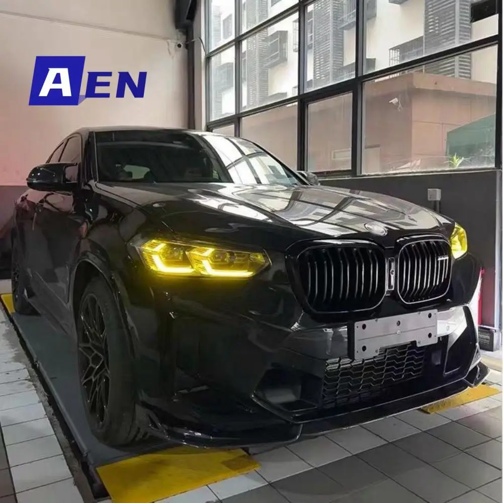 CSL Yellow Angel Eye DRL LED Boards For 2022 2023 BMW X3 X3M G01 X4 X4M G02 F97 LCI Headlight Blue Daytime Running Light Red