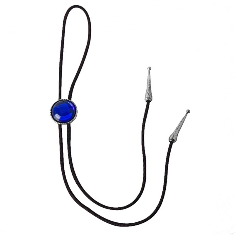 

A2ES Cool Necklace Present for Girls Bolo Tie Necklace Clavicle Chain with Crystal
