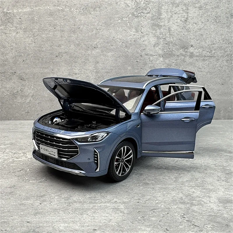 1:18 Jetour X70 Plus FIDELITY Prestige SUV نموذج سيارة مصنوع من خليط معدني Diecast سيارات معدنية نموذج سيارة محاكاة مجموعة هدية للأطفال
