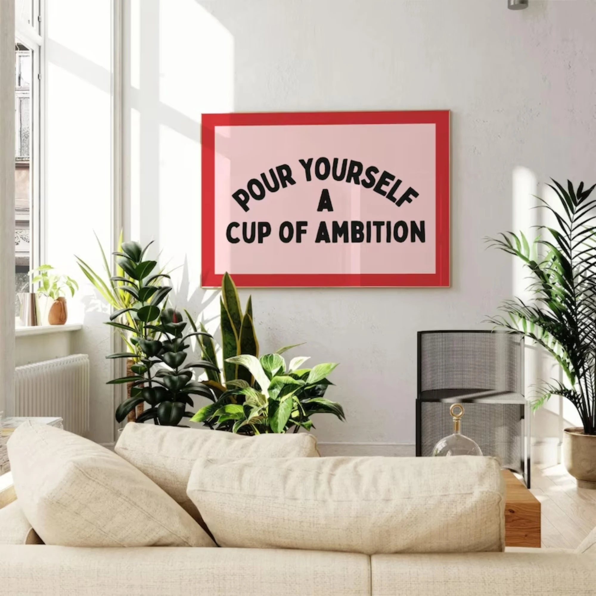 Impression sur toile « Pour vo - Home Decor Dopamine avis et prix