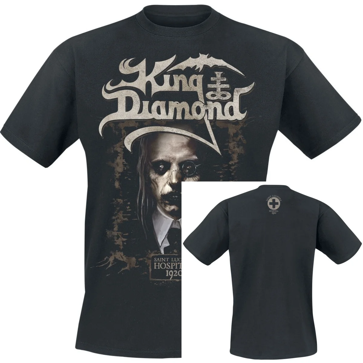 Hot King Diamond Grafik-Baumwoll-Band-T-Shirt Unisex Sommer Kurzarm Mode-Marke Tee Luxus Lässige Vintage-T-Shirts – Detail 4