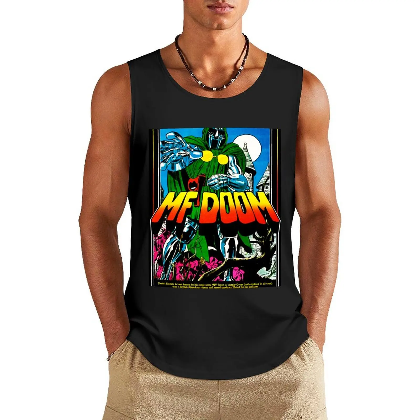 

MF Doomsday Villain Poster Tank Top Top t shirt gym Man summer clothes