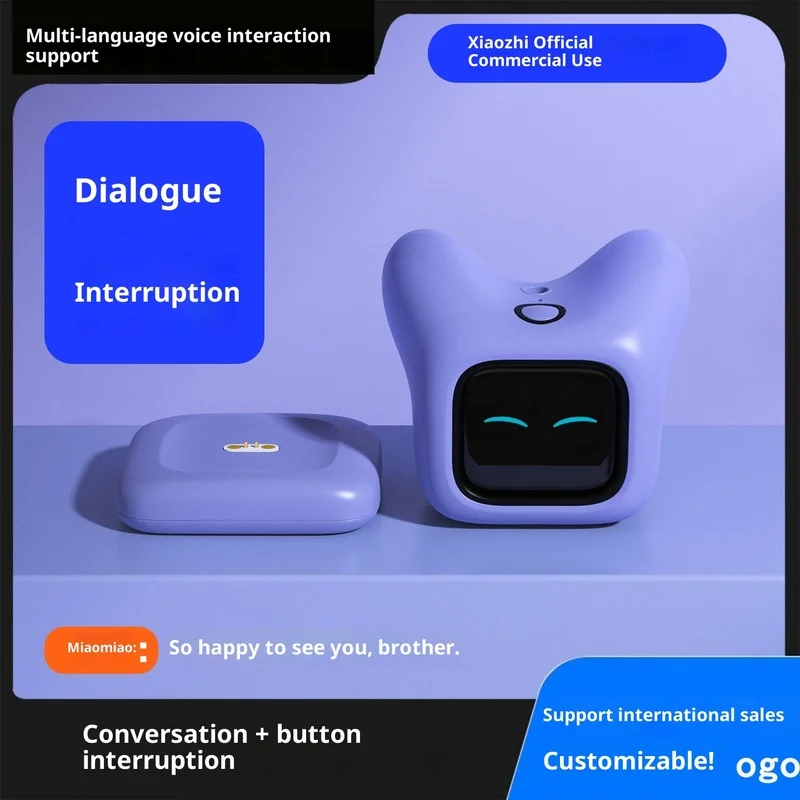 Cross border AI Xiaozhi Electronic Pet Artificial Intelligence Dialogue Robot Emotional Companion Deepseek Bean Bun Chat