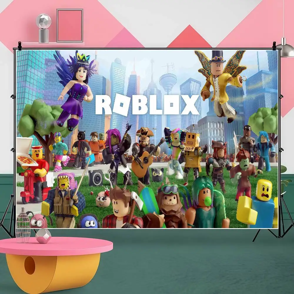Fondo de fotografía de Game Robloxes, tela de fondo de playa de verano para cabina de fotos de boda, impresión Digital sin costuras