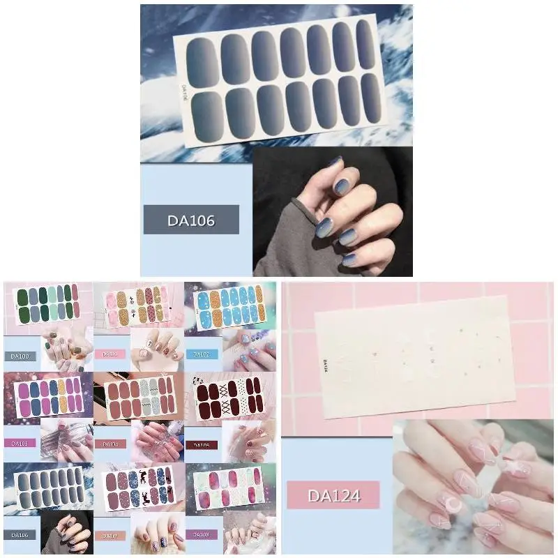 

Nail Art Sticker Adhesive Nails Wrap Foil Nail Art DIY Stickers Manicure Decor Tips