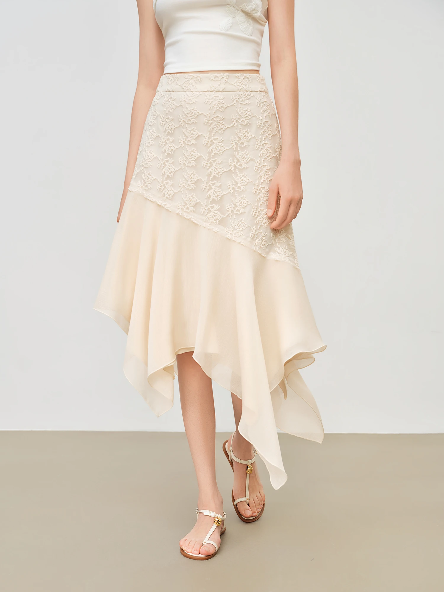 ZIQIAO 2026 กระโปรงมิดิปักลายล - Embroidery Artist บทวิจารณ์และราคา