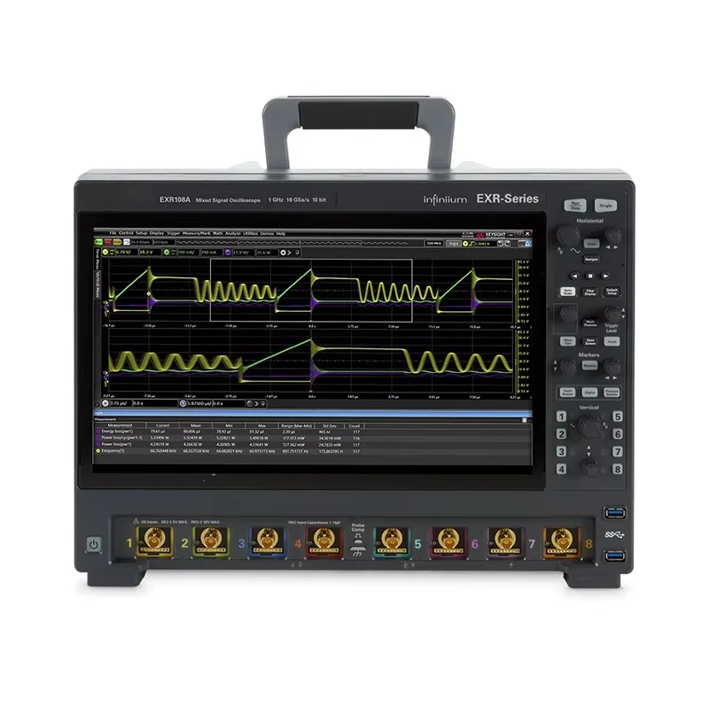 EXR108A oscilloscope, 1 GHz, 8 channels