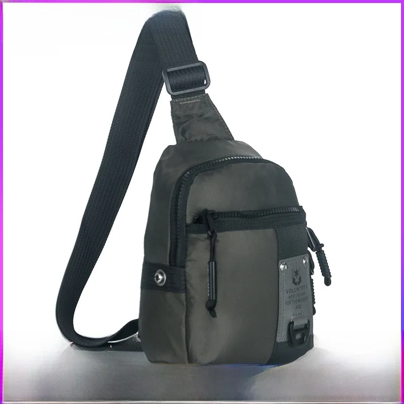 casual-unisex-crossbody-phone-bag-outdoor-sports-lightweight-multi-pocket-chest-bag-street-trend-soft-nylon-fabric-zippe