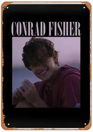 Vintage 90s Conrad Fisher Album Poster Tin Sign Vintage Metal Sign for Home Cafe Bar Pub Man Cave Wall Decor  , Retro