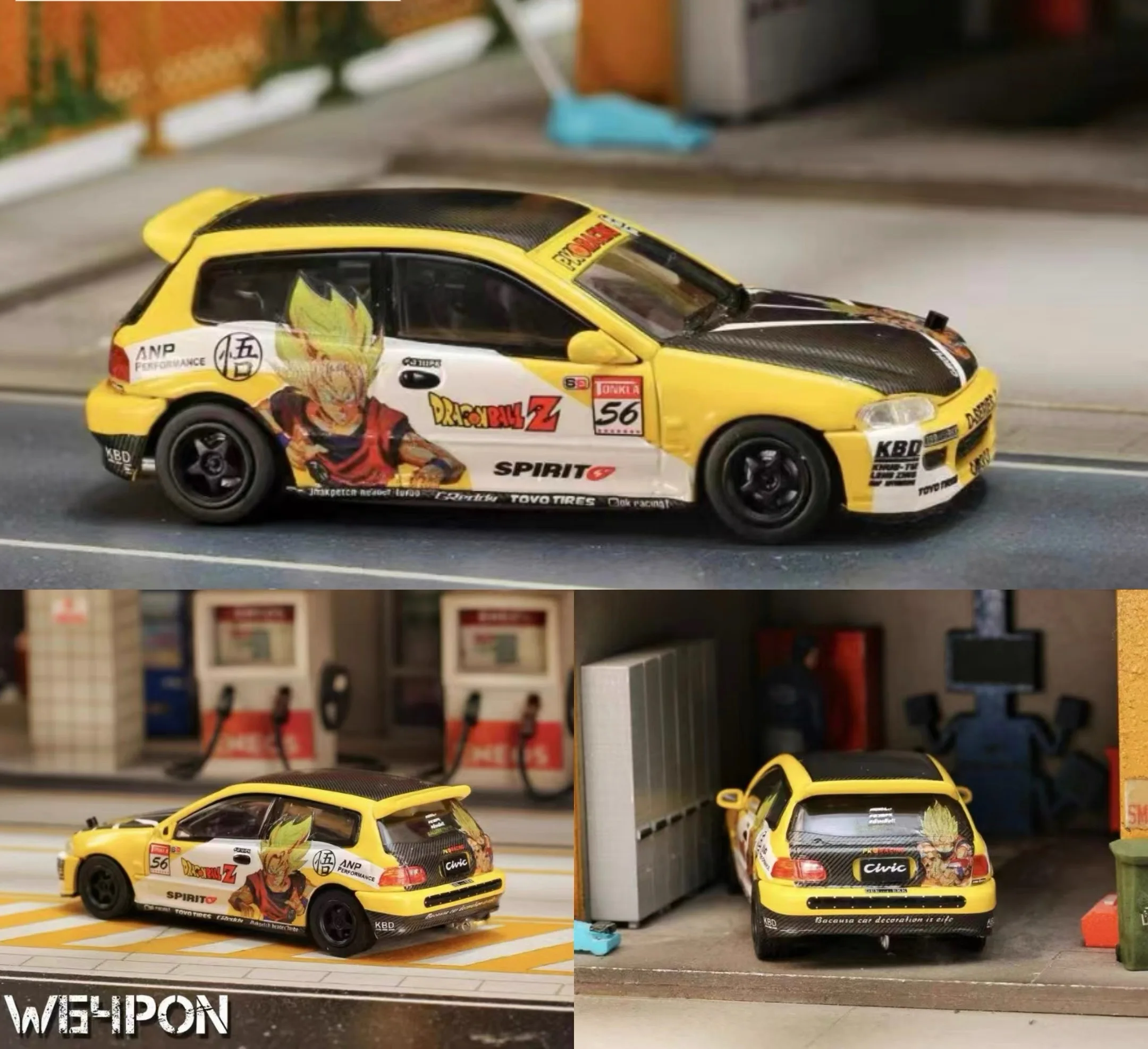 

SW 1:64 CIVIC EG6 подарки для подростков, литая под давлением модель автомобиля