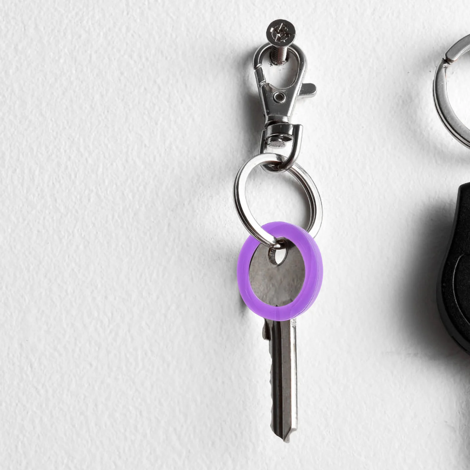 

100Pcs Silicone Key Caps Colorful Key Covers for Easy Identification Flexible Sturdy Oil Resistant Universal Fit Home Office