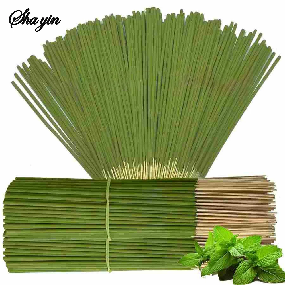 Extended Lemongrass Oil Lemongrass Stick - 45 Minute Burning Time, Artificial Wood Summer Fragrance for Home, Camping, Courtyard
