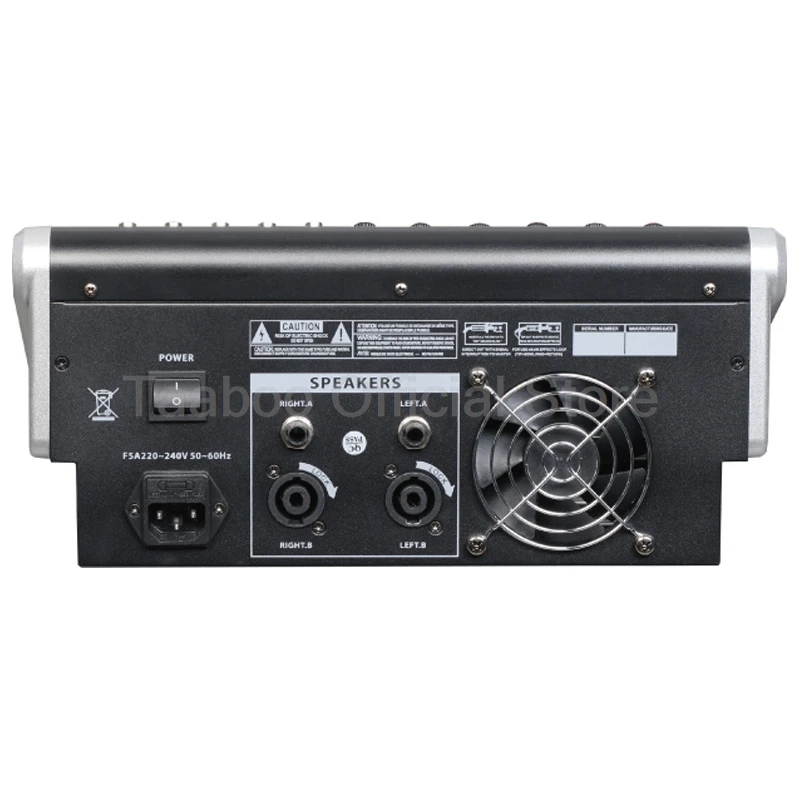 8/12 Channels Amplifier Audio Mixer 250W Sound Mixing Console Bluetooth USB 4Ω Integrated Professional Dj Sound Equalizer