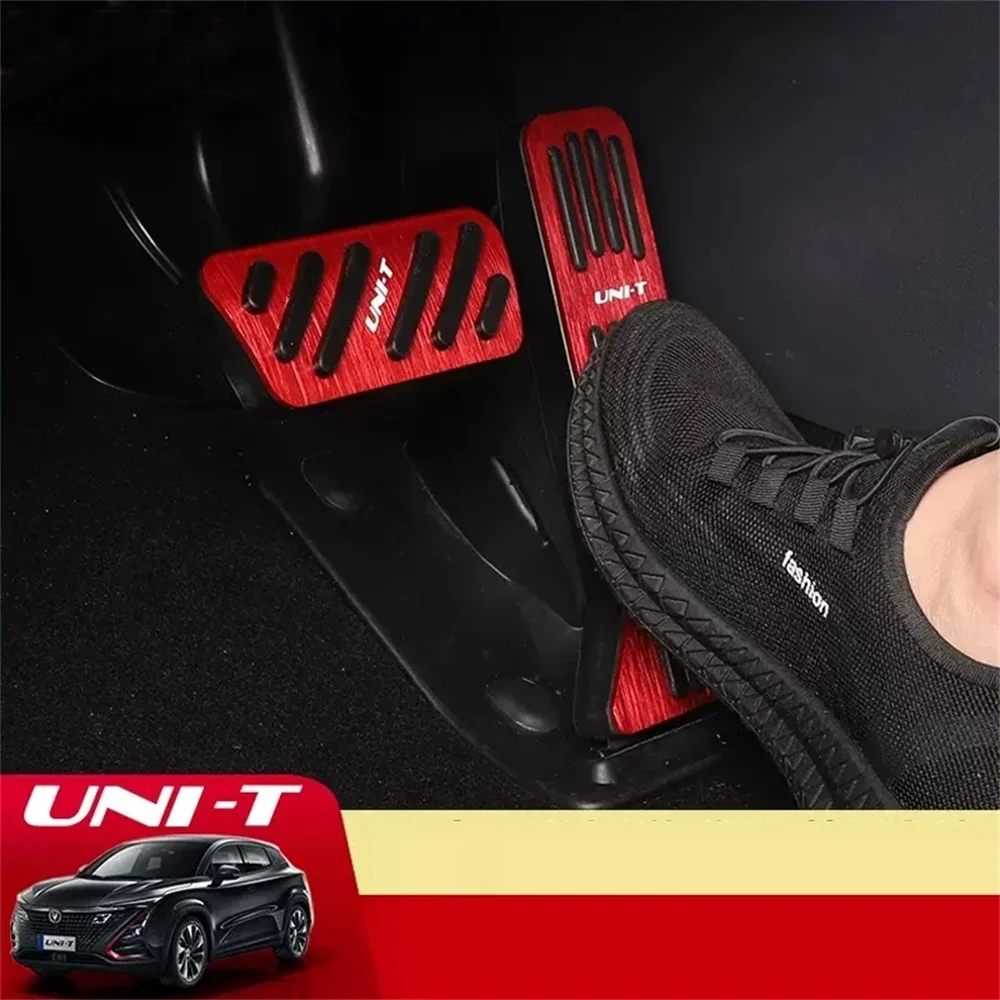 For Changan UNI-T UNIT 2021 2022 2023 Auto Accelerator Gas Pedals Brake Footrest Plates Covers Pads Car Styling Accessories Part