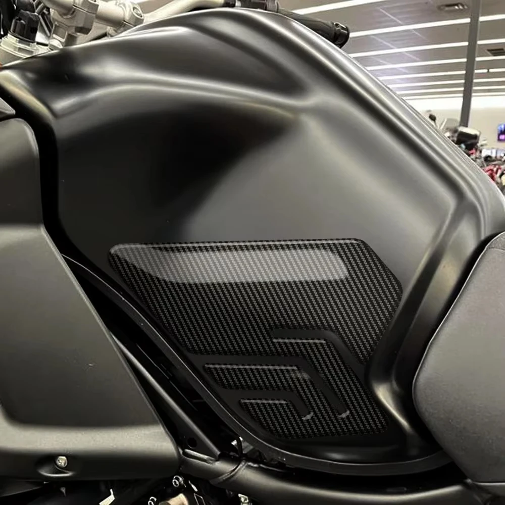 For Yamaha Super Tenere XT1200Z 2012-2020 3D Carbon-look Motorcycle Side Fuel Tank Pad Knee Grip Protection Sticker