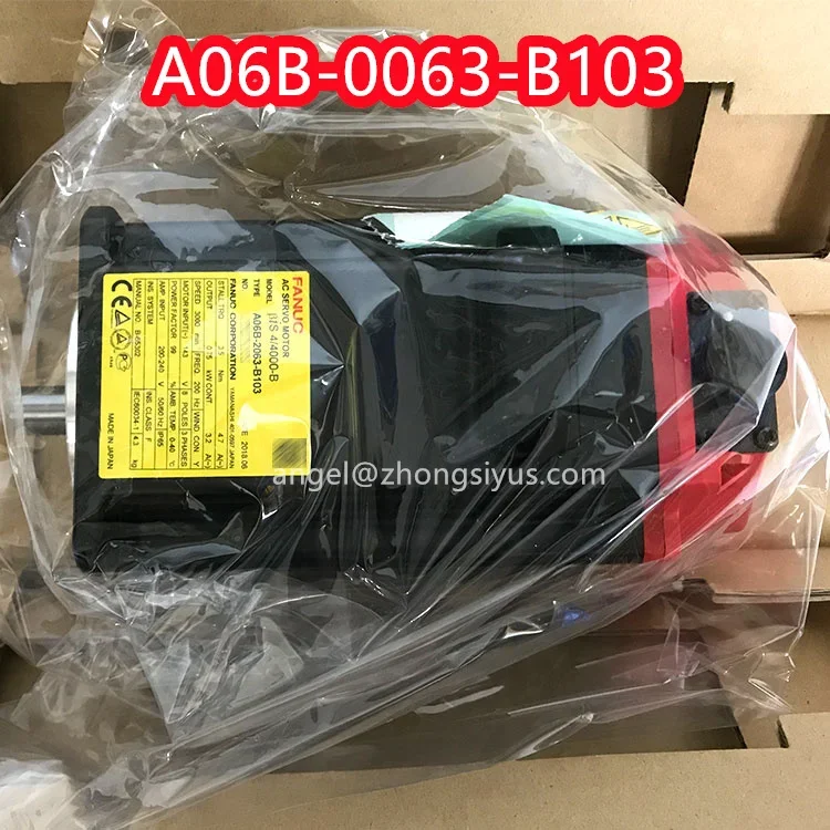 

Brand New A06B-0063-B103 Fanuc AC SERVO MOTOR A06B 0063 B103Functional testing is fine