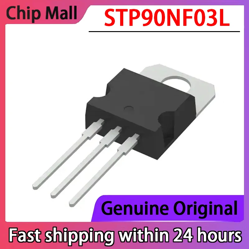 

1PCS New Original P90NF03L STP90NF03L TO-220 MOS Field-effect Transistor 90A 30V