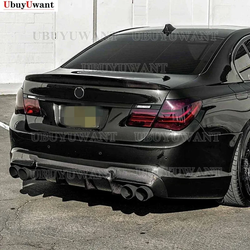 For BMW F01 F02 F03 F04 Rear Trunk Spoiler Wing Tail Lip 7 Series Sedan 2010 - 2015