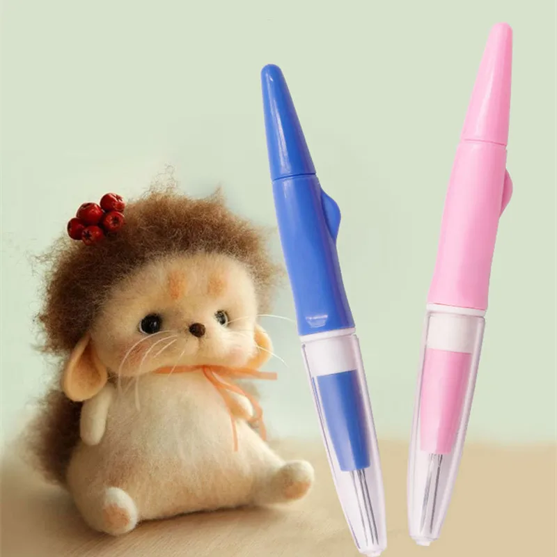 Wełna filc Poke igła Pen Poking narzędzia do filcowania wełny wymienić igły igły rzemiosło narzędzia DIY akcesoria Craft Supplie