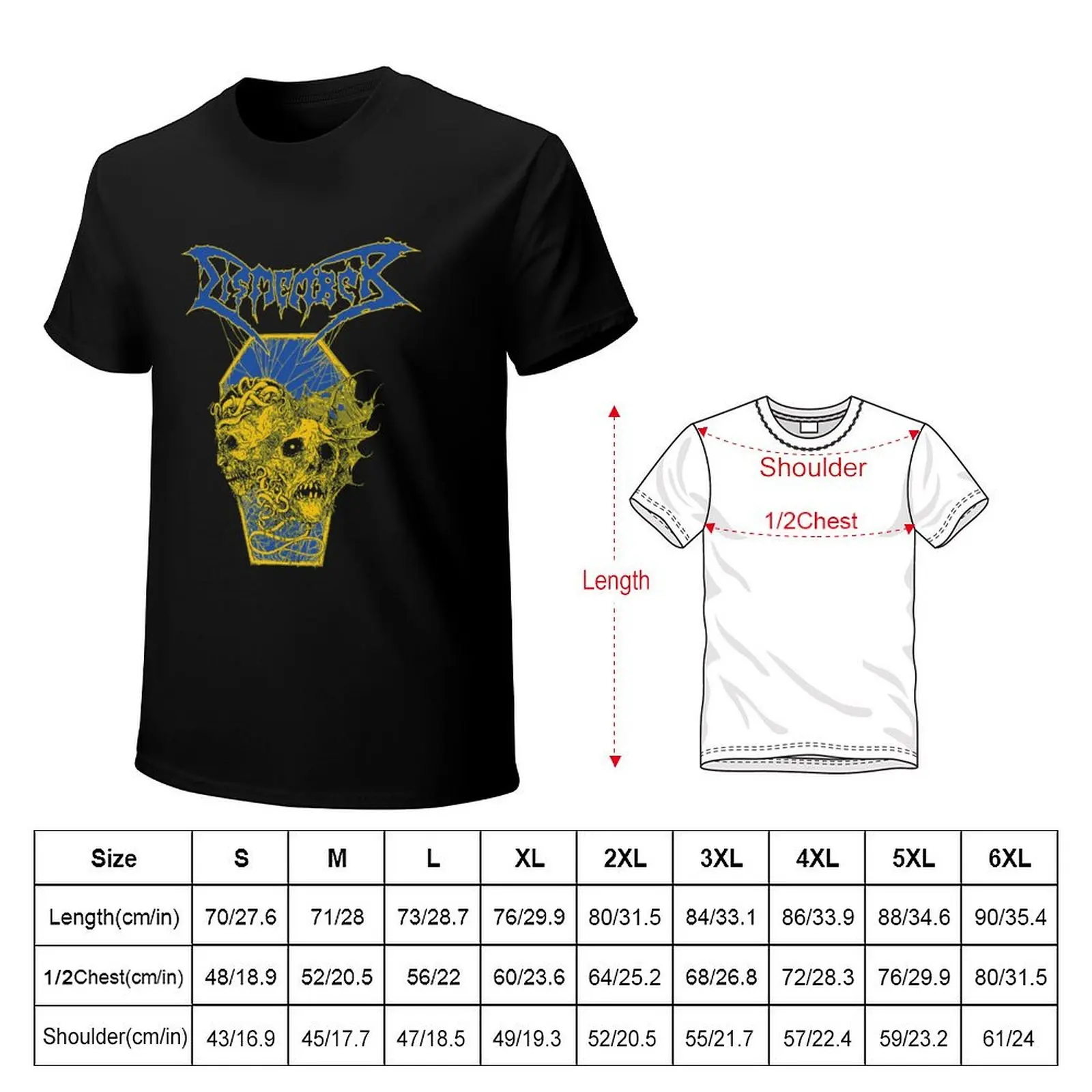 Dismember T-Shirt Work Daily Short Sleeve Top