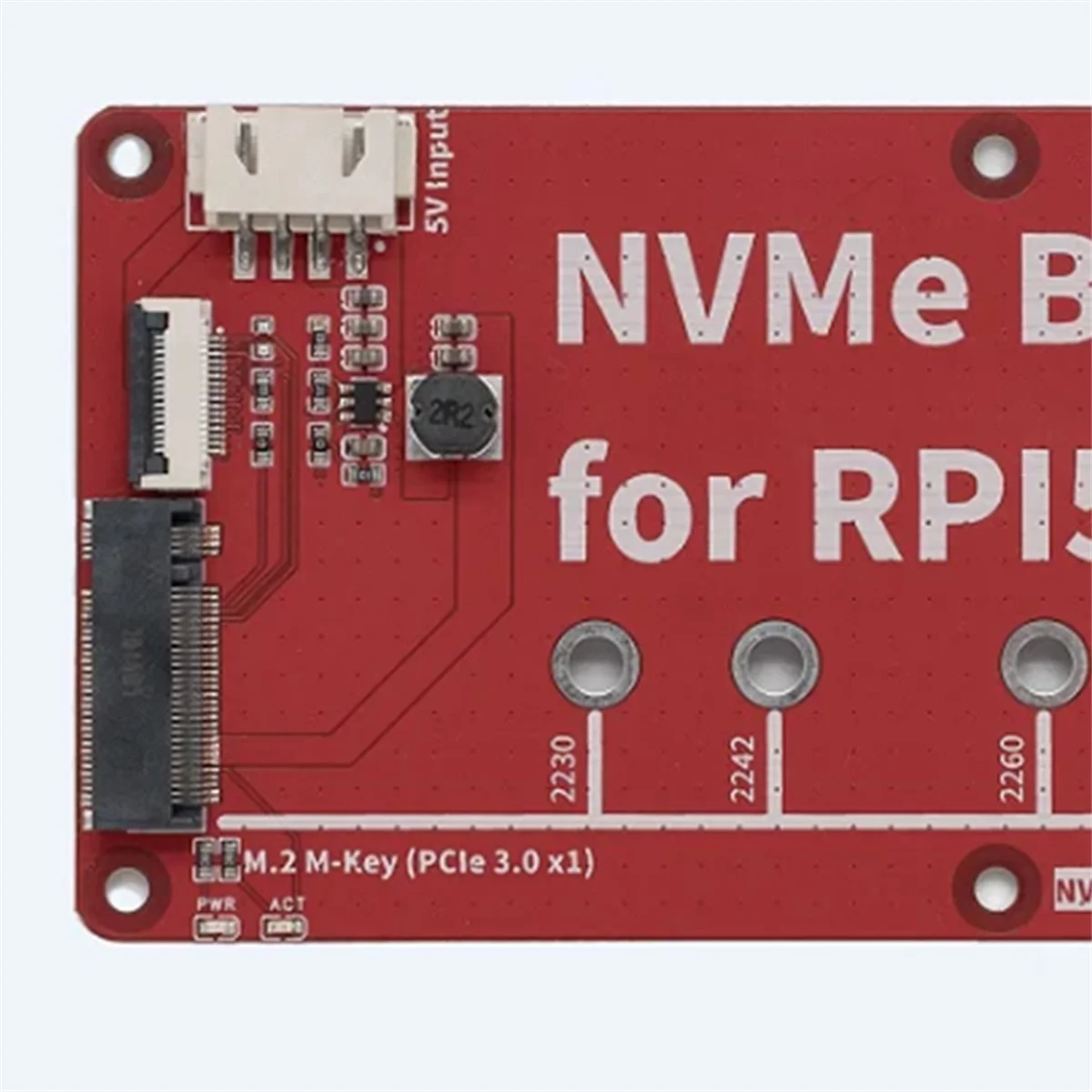 NVPI5-2280B NVMe บอร์ดพัฒนา SSD PCB M.2 M-Key 2230, 2242, 2260, 2280 PCIe Gen3 สําหรับ Raspberry Pi