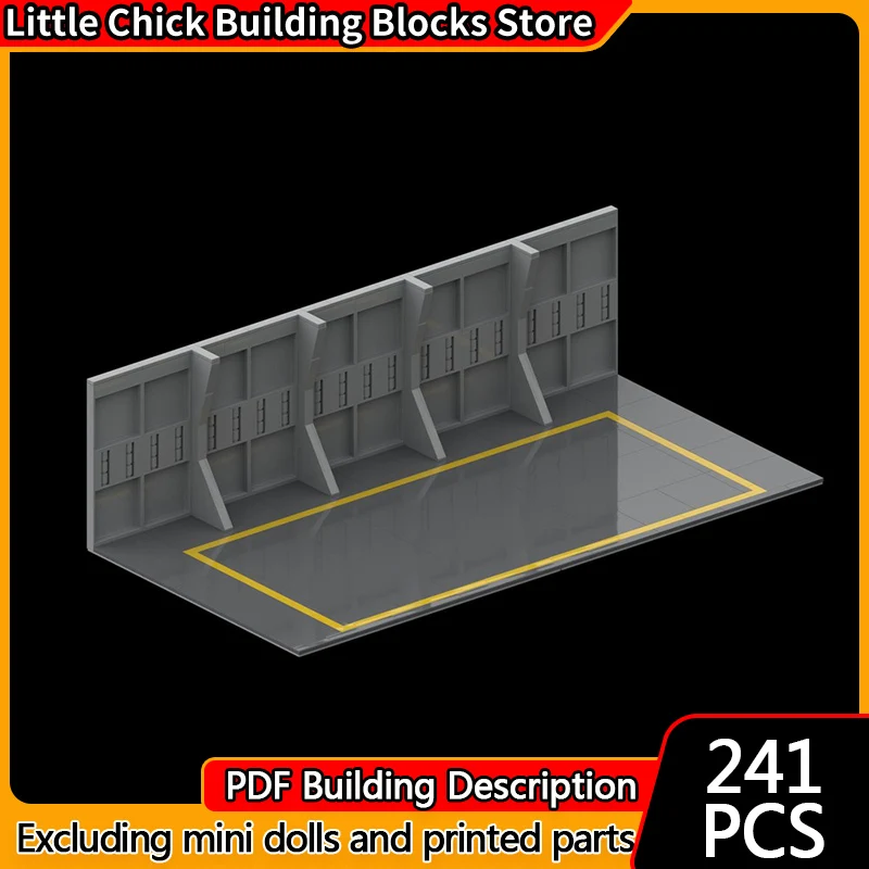 

Модель City Street View MOC, строительные кирпичи Y, вешалка с крыльями, дисплей, модульная технология, детские праздничные подарки, сборка игрушек, костюм