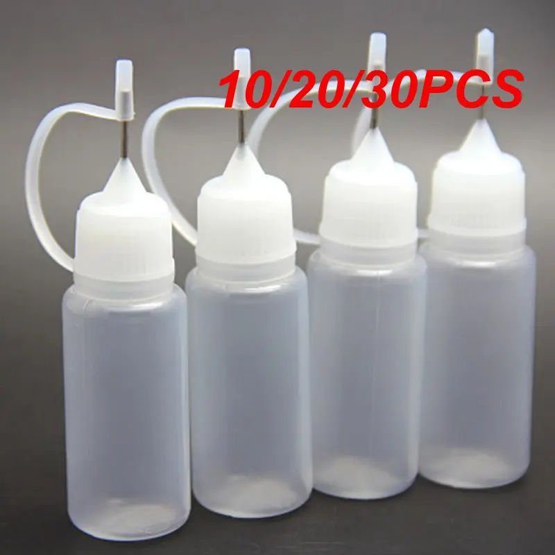 10/20/30PCS Projects Mess-free Vial Containers Convenient Compact Needle Applicator Top Choice Scrapbooking Crafts