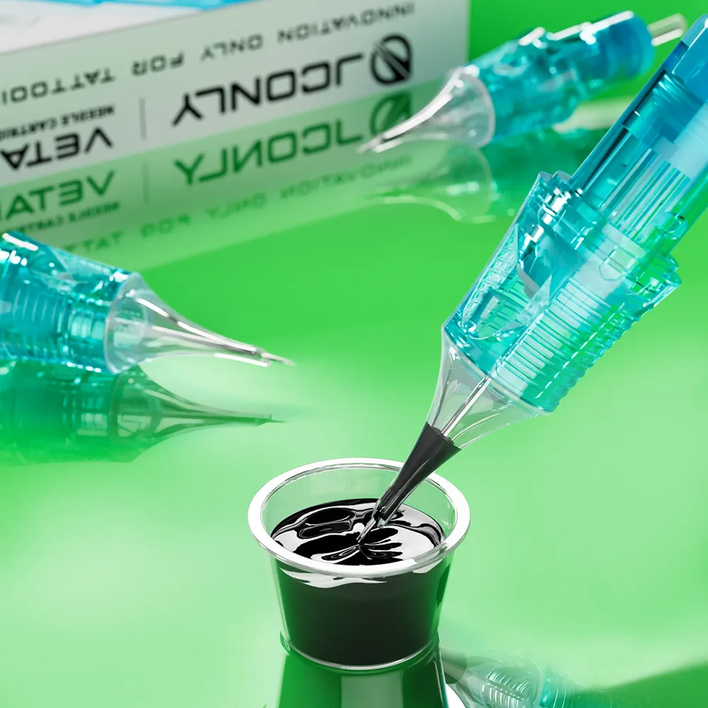 

20PCS JCONLY VETAR Tattoo Cartridge Needles Round Liner Sterilize Safety Tattoo Needle for Tattoo Machine Makeup Supply