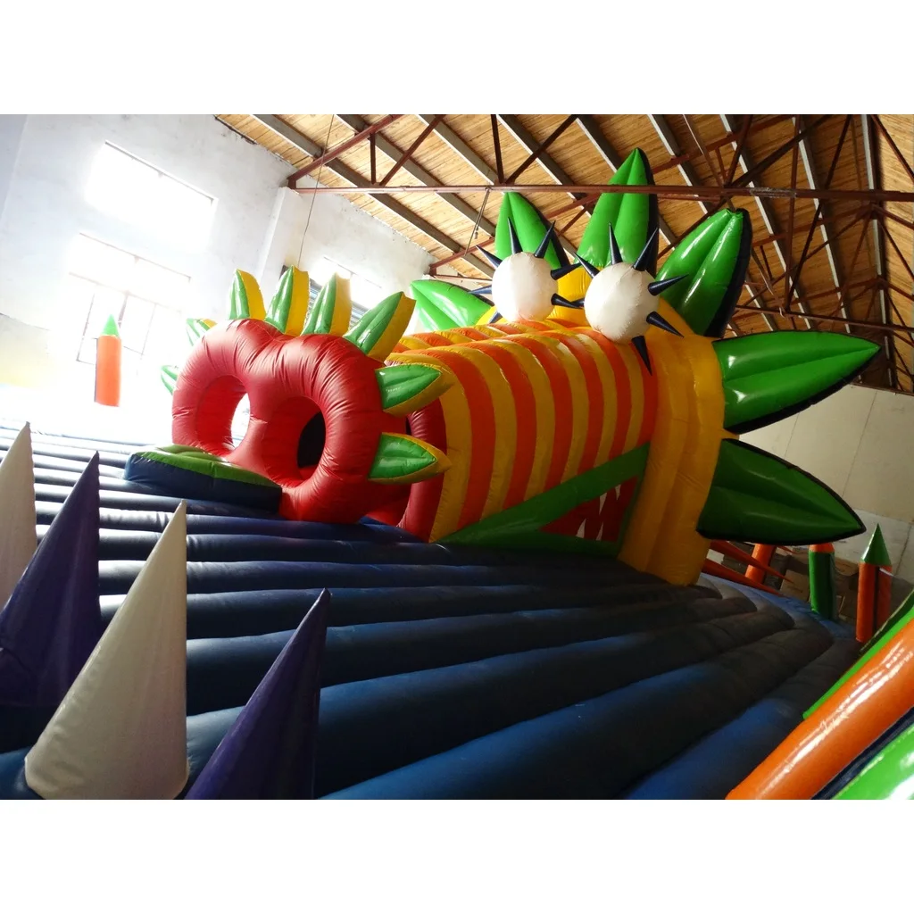 15x8x4.5m Inflatable Bouncer for Events and Amusement Parks, Customizable, Continuous Airflow, Setup Required