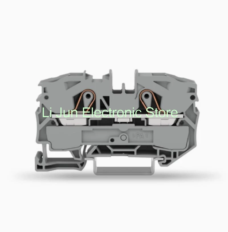

50piece 2006-1201 Second-wire terminal block rail-mounted spring connector