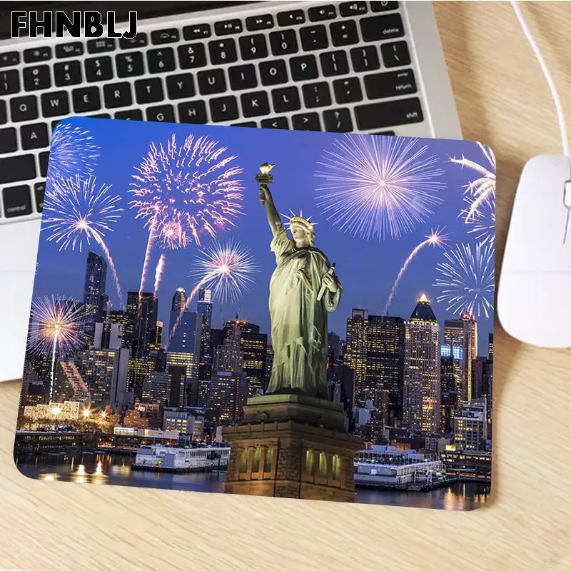 New York City Small Keyboard Mat Table Mat Students Gabinete PC Gamer Desktop Mouse Pad Desktop Mat