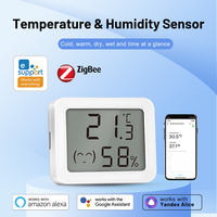 Zigbee 3.0 Temperature Humidity Sensor APP Remote Control Thermometer via Ewelink For Smart Home Work With Yandex Alexa