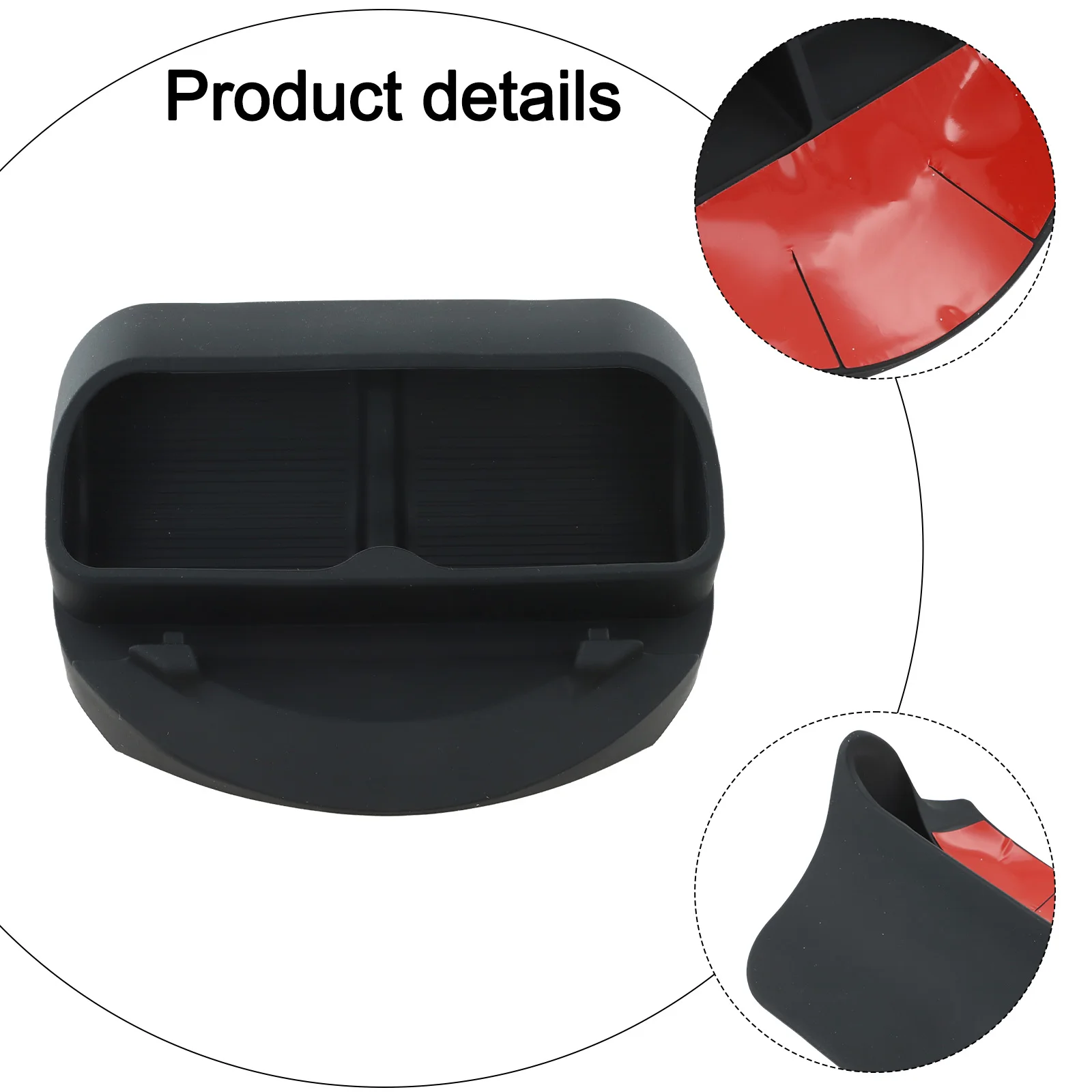 

For Tesla Steering Wheel Storage Box for Model Y (2019 2024) and Model 3 (2021 2023) Phone Holder and Accessories Organizer