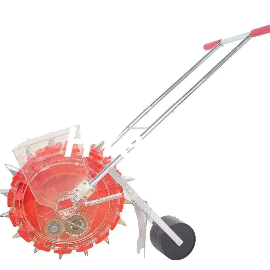 Manual Seeder & Transplanter Machine for Corn Maize Adjustable Distance New Gear for Home & Farm Use for Fertilizing