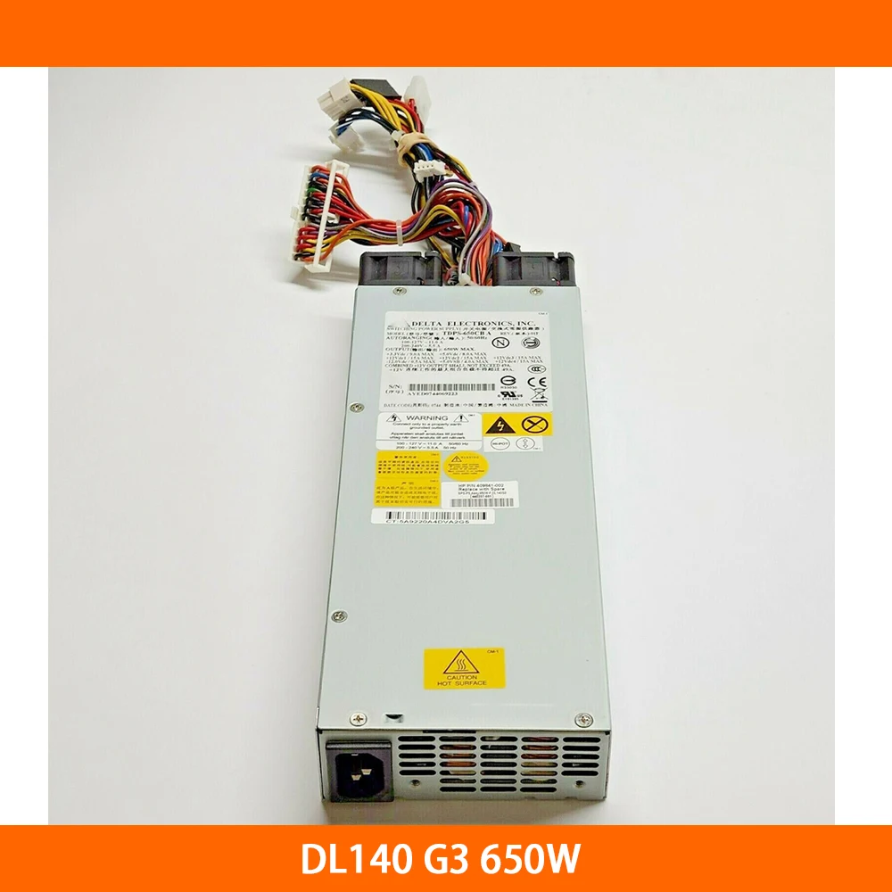 

Server Power Supply For DL140 G3 TDPS-650CB A 650W 440207-001 409841-002