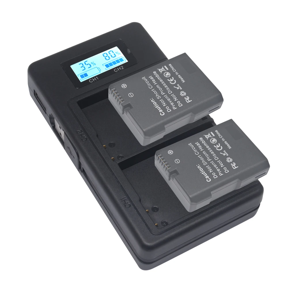 Mcoplus EN-EL14 EN-EL14A Lcd Dual Usb Acculader Voor Nikon P7800 7700 7100 7000 D5600 D5500 D5300 D5200 D5100 D3300 D3400