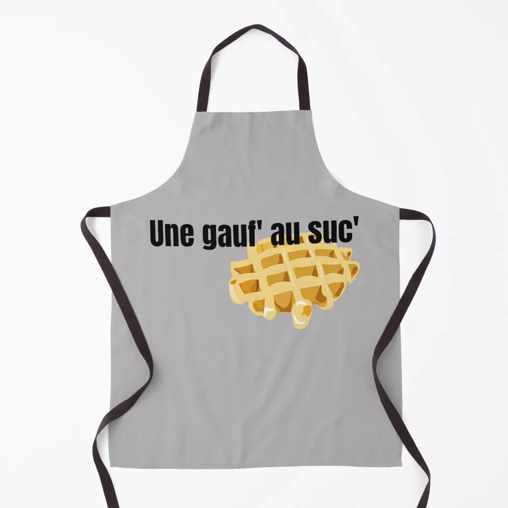 

A sugar waffle, Belgian expression Apron men's barbecue Kitchen accessories Sexy chef for man Apron