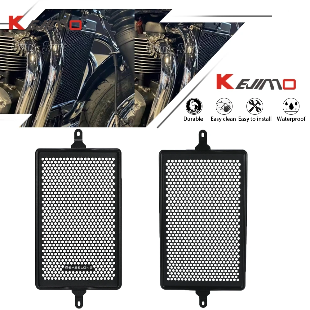 

Motorcycle For Thruxton RS/T120/R T120 2020-2024 2023 2022 Bonneville T120 Radiator Guard Engine Cooler Grille Cover Protection