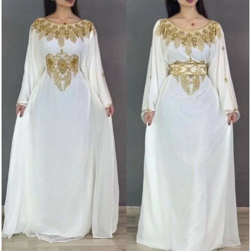 

Morocco's New Quote for Dubai Caftanes Farasha Abaya Dress Is Very Long