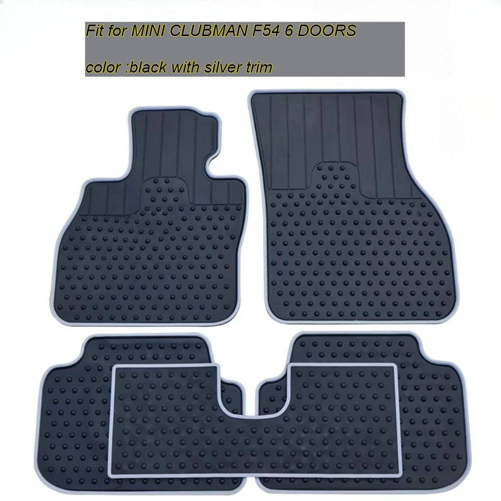 

Special Car Floor Mats for MINI R55 R56 R60 F54 F55 F56 F60 COUNTRYMAN CLUBMAN No Odor Front and Rear Carpets Waterproof