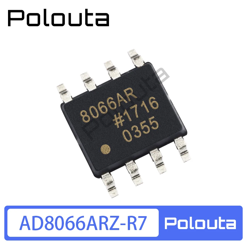 POLOUTA original AD8066ARZ-R7 AD8066AR SOIC8 FET input operational amplifier chip