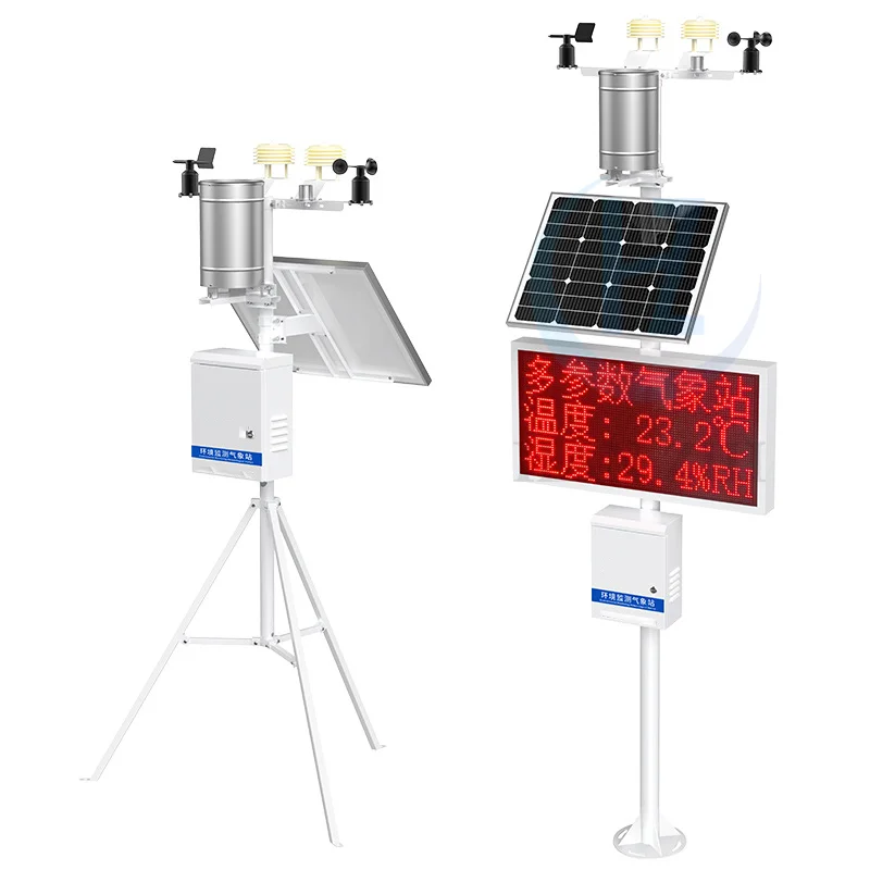 ThTemperature, Humidity, Light Intensity in Urban Power Farmlandree in One Automatic Meteorological Monitoring Station for