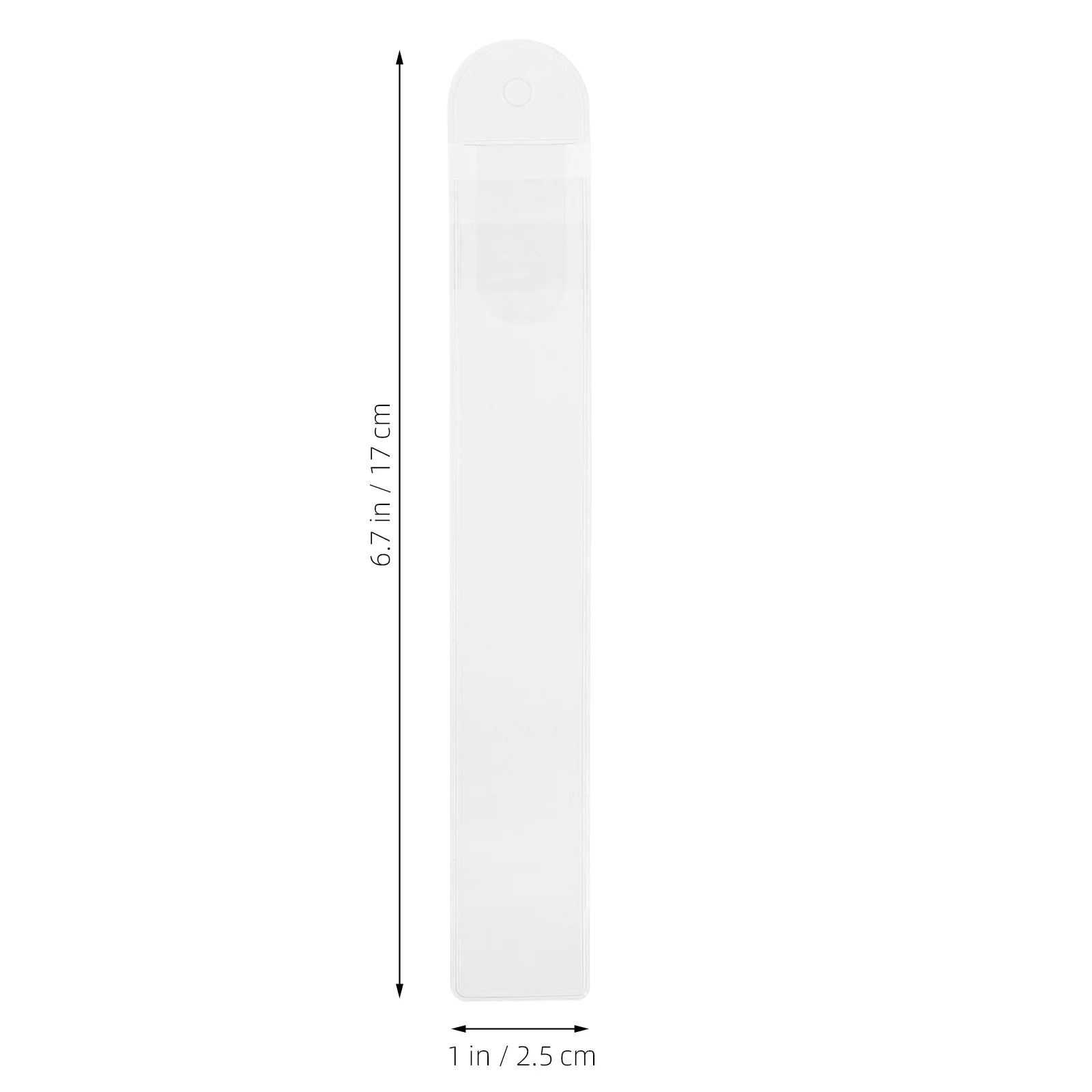 Bolsa de almacenamiento de viaje transparente para brochas de maquillaje, bolsa de plástico para herramientas de belleza para mujeres, diseño ligero y compacto, 50 Uds.