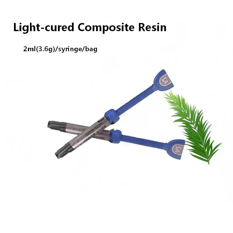 Magister Dental Light-Cured Composite Resin - Dentistry Filling & Bonding Material 2ml (3.6g)/syringe | Shades A1/A2/A3