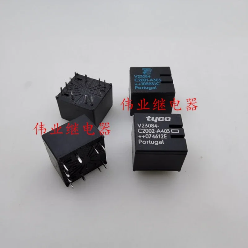 （Brand-new）1pcs/lot 100% original genuine relay:V23084-C2001-A303 V23084-C2002-A403 10pins Automotive relay